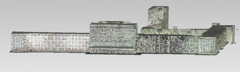 Тріангуляційна модель побудована за хмарою точок Mesh created from point cloud