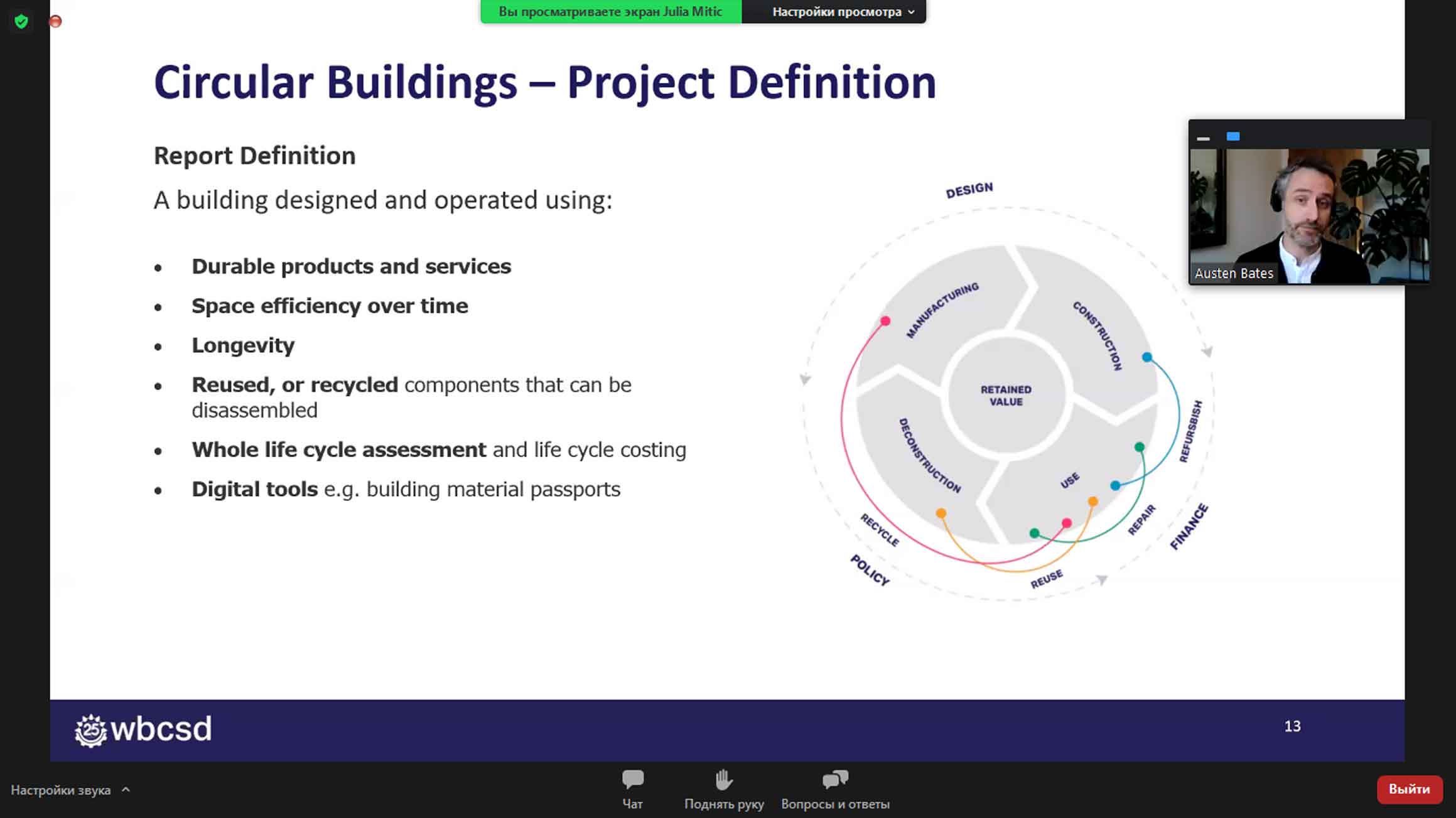 Вебінарі «The business case for circular buildings»